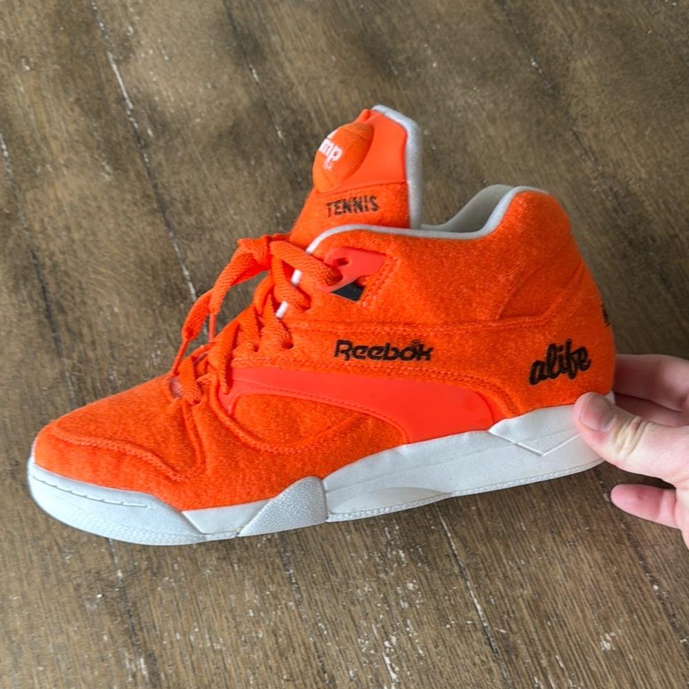 Vintage Reebok x Alife Court Victory Pump Orange High-Top Sneakers